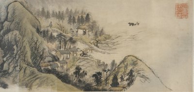 Peach Blossom Spring, Qing dynasty by Daoji Shitao